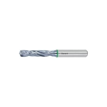 Garant Master Steel SPEED Solid Carbide Coolant Through Drill, Plain Shank, TiAlN Coated, 8 mm 122425 8